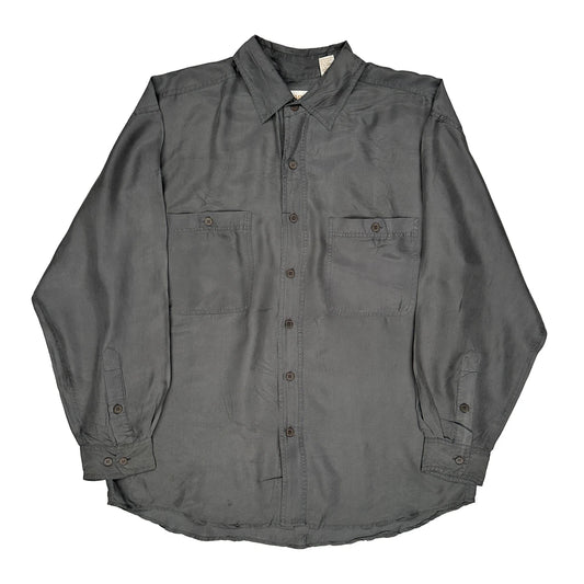 Summa Shirt - Large Grey Silk