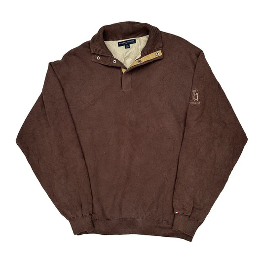 Tommy Hilfiger Jumper - Medium Brown Cotton