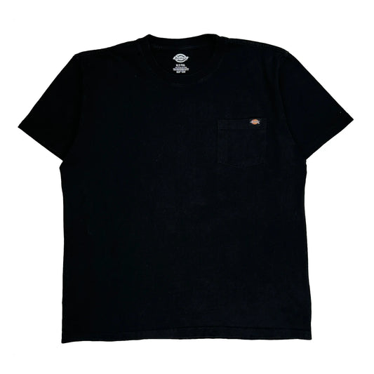 Dickies Tall T-Shirt - XL Black Cotton