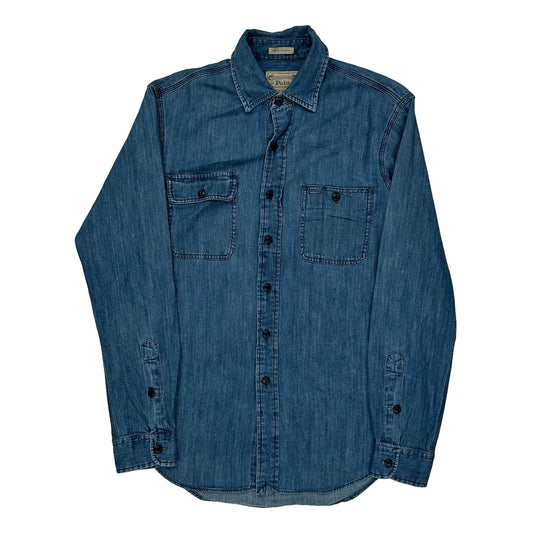 Polo By Ralph Lauren Denim Shirt - Small Blue Cotton