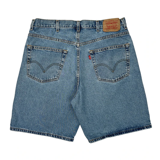 Levis Denim Shorts - 36W 9L Blue Cotton