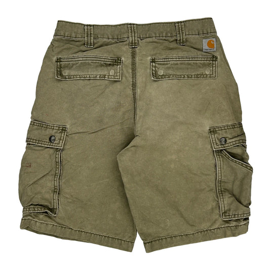 Carhartt Cargo Shorts - 30W 10L Khaki Cotton