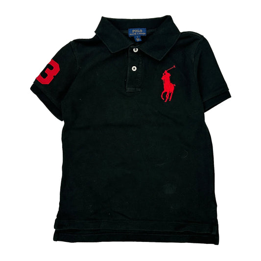 Age 6 Polo By Ralph Lauren Polo Shirt - Small Black Cotton