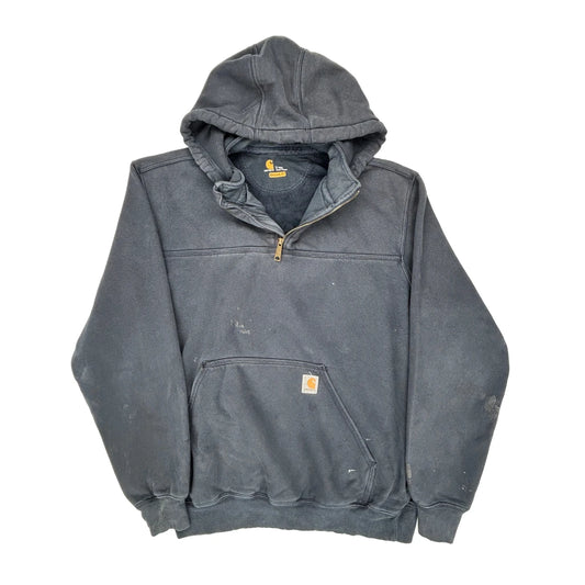 Carhartt Tall Hoodie - Large Grey Cotton