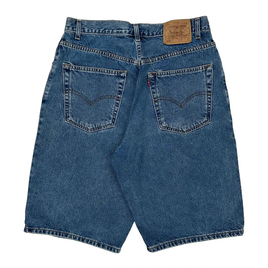 Levis Denim Shorts - 32W 10L Blue Cotton