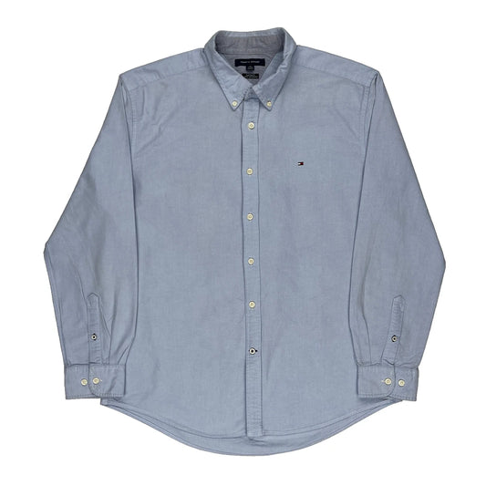 Custom Fit Tommy Hilfiger Shirt - XL Blue Cotton