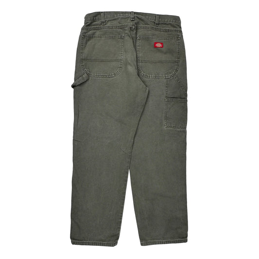 Dickies Carpenter Trousers - 32W 31L Grey Cotton