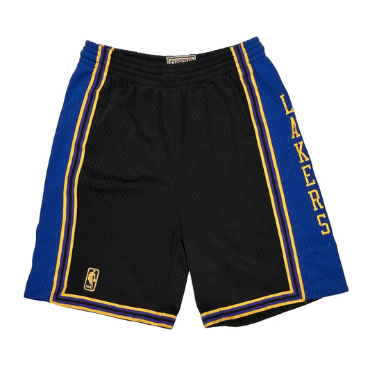 Lakers, Age 14-16 Mitchell & Ness Nba Sport Shorts - Large Black Polyester