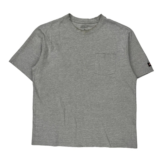 Dickies T-Shirt - XL Grey Cotton Blend