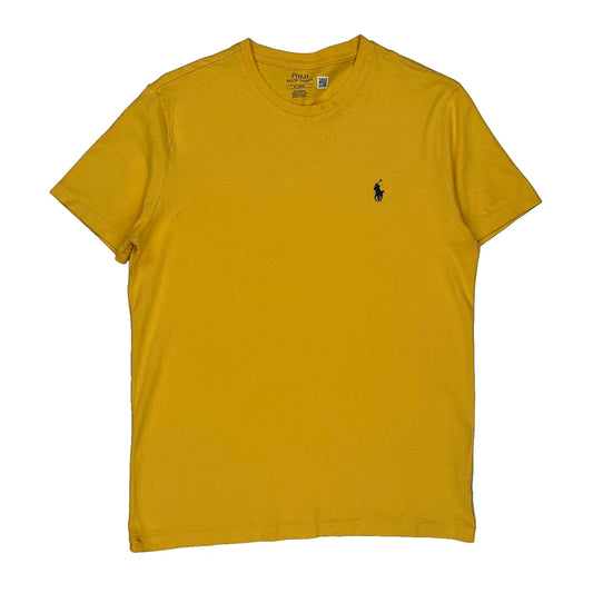 Polo By Ralph Lauren T-Shirt - Medium Yellow Cotton