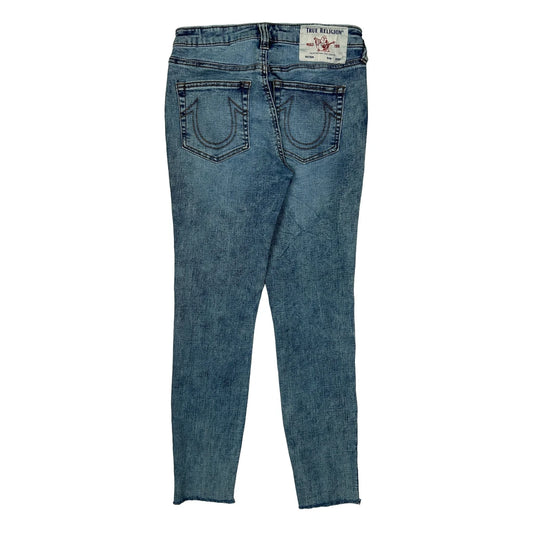 True Religion Skinny Jeans - 28W UK 8 Blue Cotton