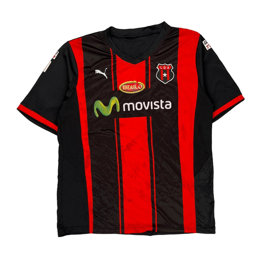 Liga Deportiva Alajuelense Puma Football Shirt - Large Black Polyester
