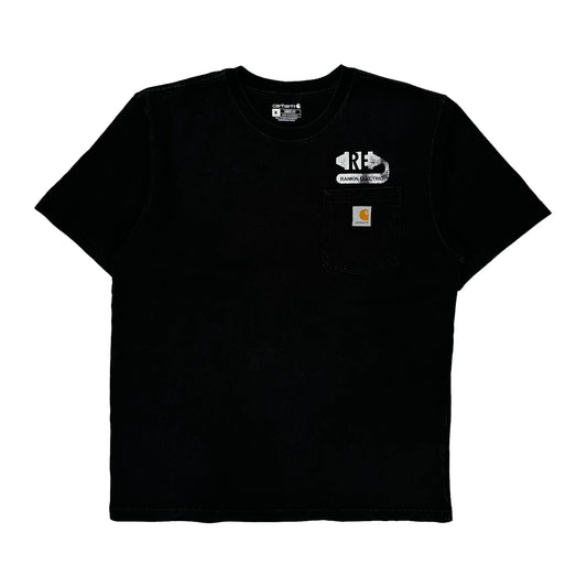 Ranking Electric Carhartt T-Shirt - Medium Black Cotton