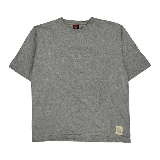 Reebok Nfl T-Shirt - Large Grey Cotton