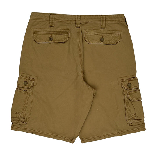 Lee Cargo Shorts - 34W 11L Khaki Cotton