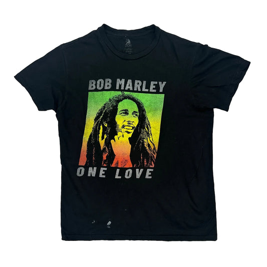 Zion Rootwear Band T-Shirt - Medium Black Cotton