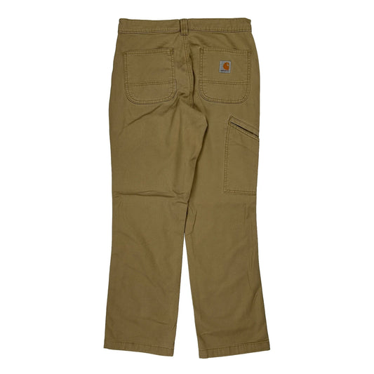 Carhartt Carpenter Trousers - 28W 30L Khaki Cotton