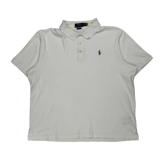Vintage Polo By Ralph Lauren Polo Shirt - XL White Cotton