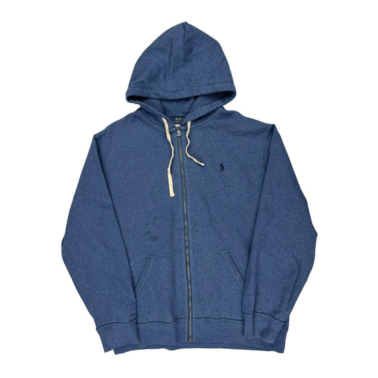 Polo By Ralph Lauren Hoodie - XL Blue Cotton