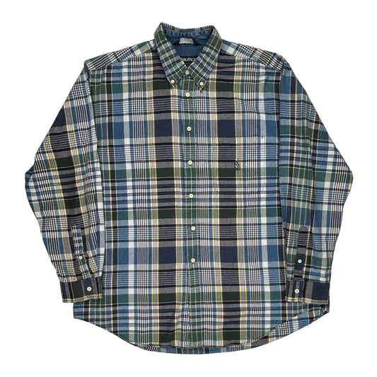 Nautica Checked Shirt - XL Multicoloured Cotton