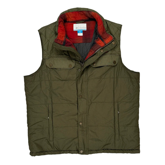 Columbia Gilet - Large Green Cotton