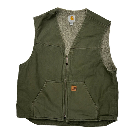 Carhartt Gilet - XL Green Cotton