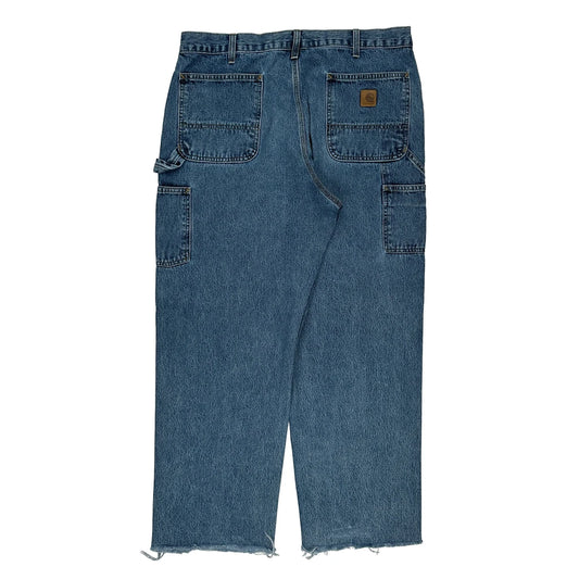 Carhartt Carpenter Jeans - 38W 30L Blue Cotton