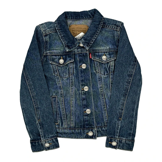 Age 4 Levis Denim Jacket - Small Blue Cotton