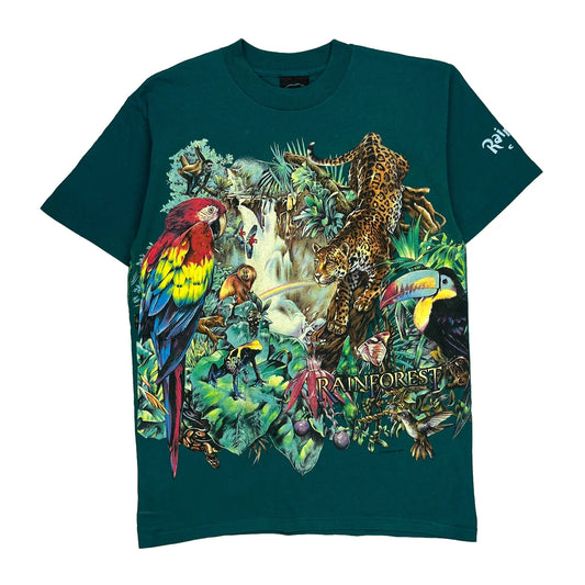 Rainforest Habitat Single Stitch T-Shirt - Medium Multicoloured Cotton