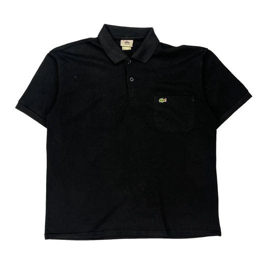 Lacoste Polo Shirt - XL Black Cotton