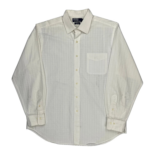 Polo By Ralph Lauren Shirt - XL White Cotton