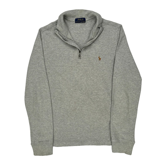 Polo By Ralph Lauren 1/4 Zip - XS Grey Cotton