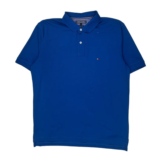 Tommy Hilfiger Polo Shirt - XL Blue Cotton