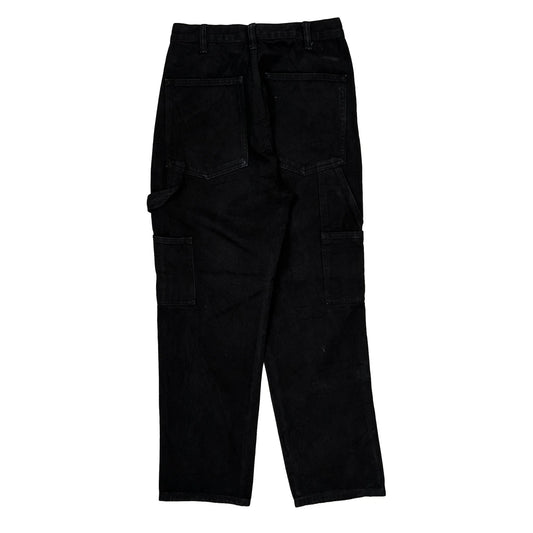 Vintage Unbranded Carpenter Trousers - 32W 30L Black Cotton