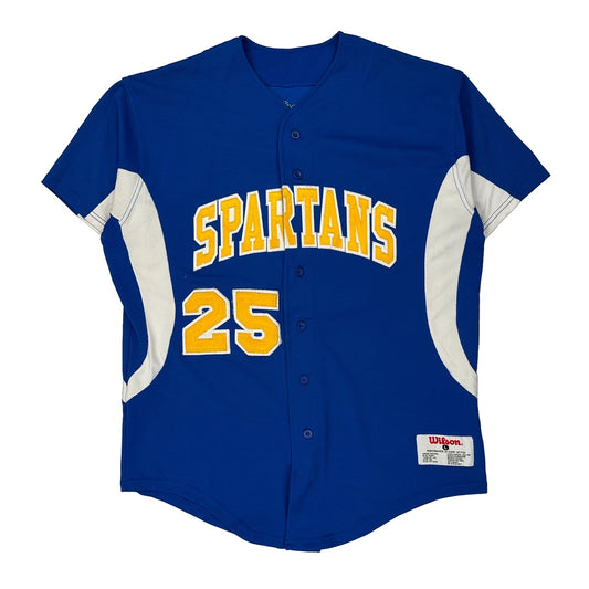 Spartans Wilson Jersey - Large Blue Polyester