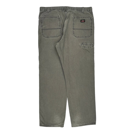 Dickies Cargo Trousers - 38W 32L Grey Cotton