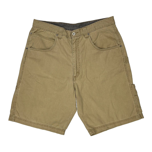 Wrangler Carpenter Shorts - 34W 10L Khaki Cotton