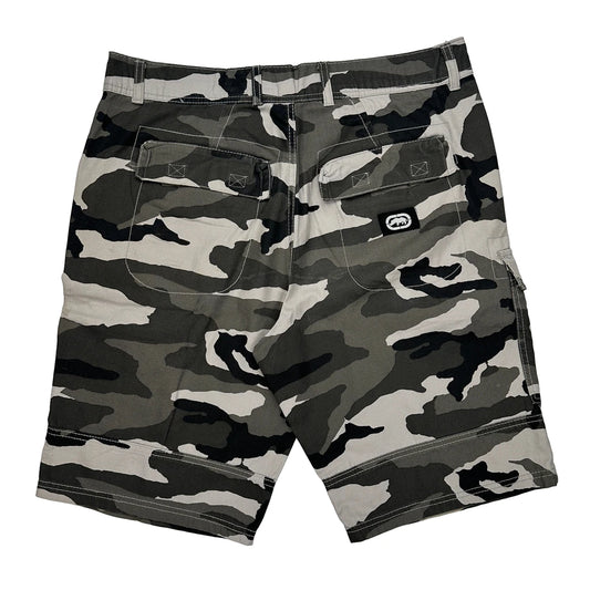 Ecko Unltd Camo Cargo Shorts - 34W 11L Camo Cotton