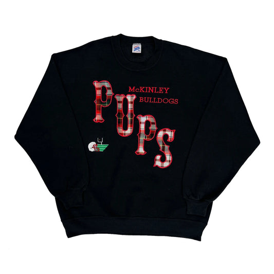 Mckinley Bulldogs Jerzees Graphic Sweatshirt - XL Black Cotton