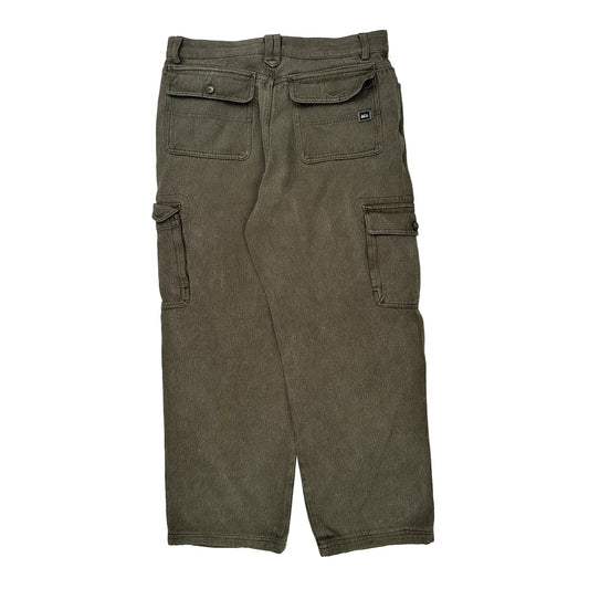 Rei Cargo Trousers - 32W 30L Brown Cotton