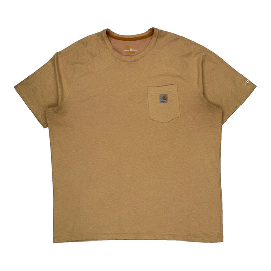 Carhartt T-Shirt - 2XL Beige Cotton