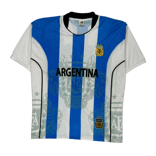 Argentina Panthers Sport Line Football Shirt - Large Blue Polyester