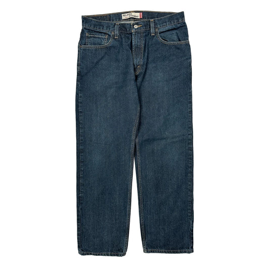 559 Levis Relaxed Straight Jeans - 34W 31L Blue Cotton
