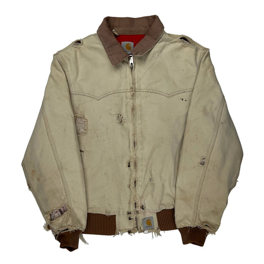 Carhartt Bomber Jacket - Medium Brown Cotton