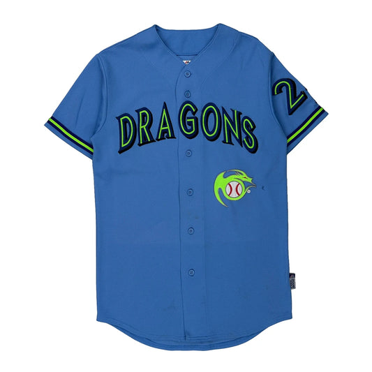 Dragons Majestic Jersey - Small Blue Polyester