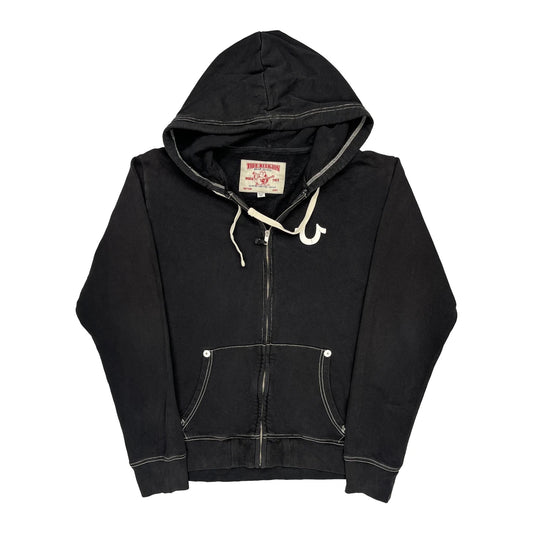 True Religion Graphic Hoodie - 2XL Black Cotton