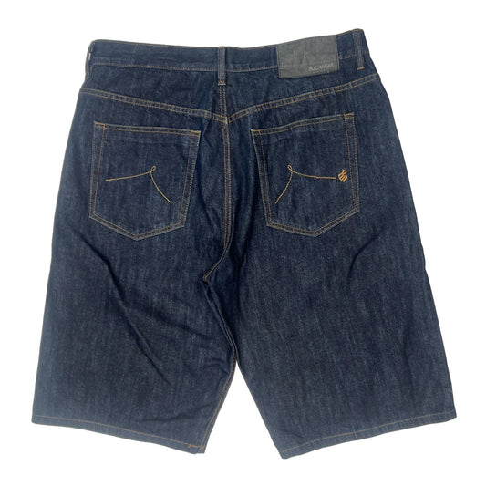 Vintage Rocawear Baggy Denim Shorts - 38W 15L Dark Wash Cotton