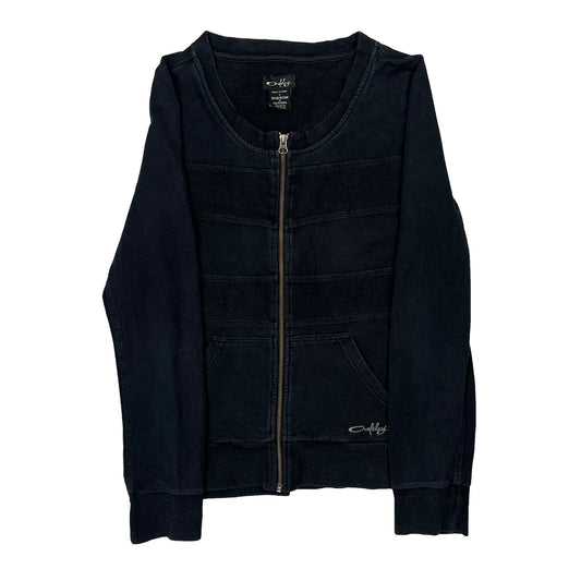 Oakley Zip Up - Small Black Cotton
