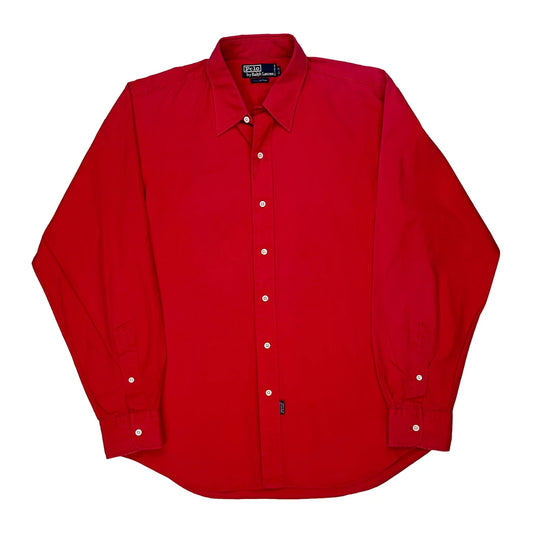 Ralph Lauren Shirt - Large Red Cotton