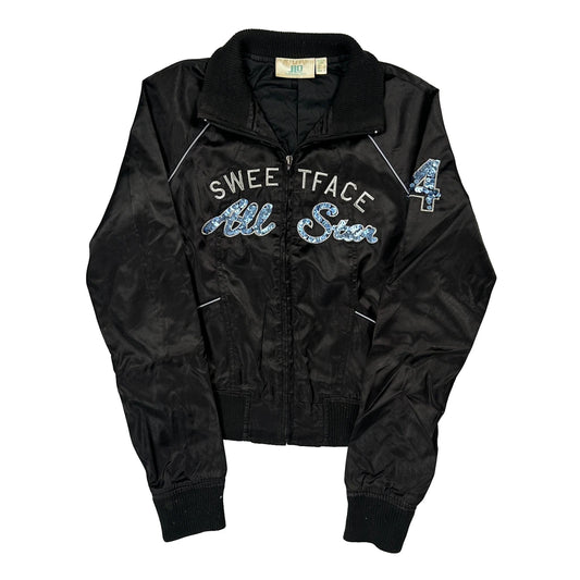 Jlo Bomber Jacket - Small Black Polyester